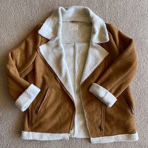 Rylee + Cru Sherpa Lined Jacket